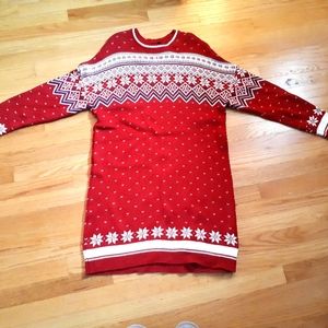 Christmas sweater dress